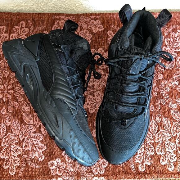 Puma RS Men’s Track Mid Lifestyle Black Ankle Sport Shoes Size 11 Sporty - Picture 9 of 16